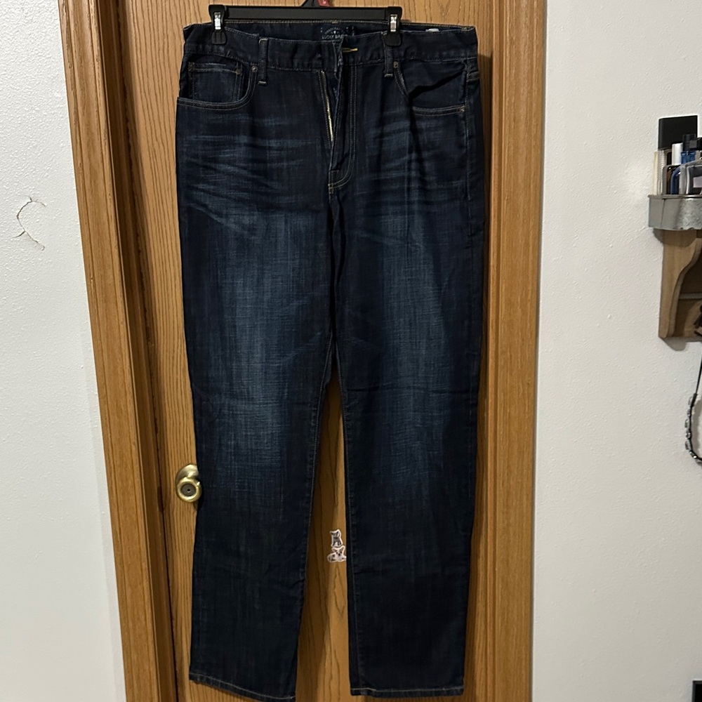 Lucky Brand Men's Deep Indigo Relaxed Jeans